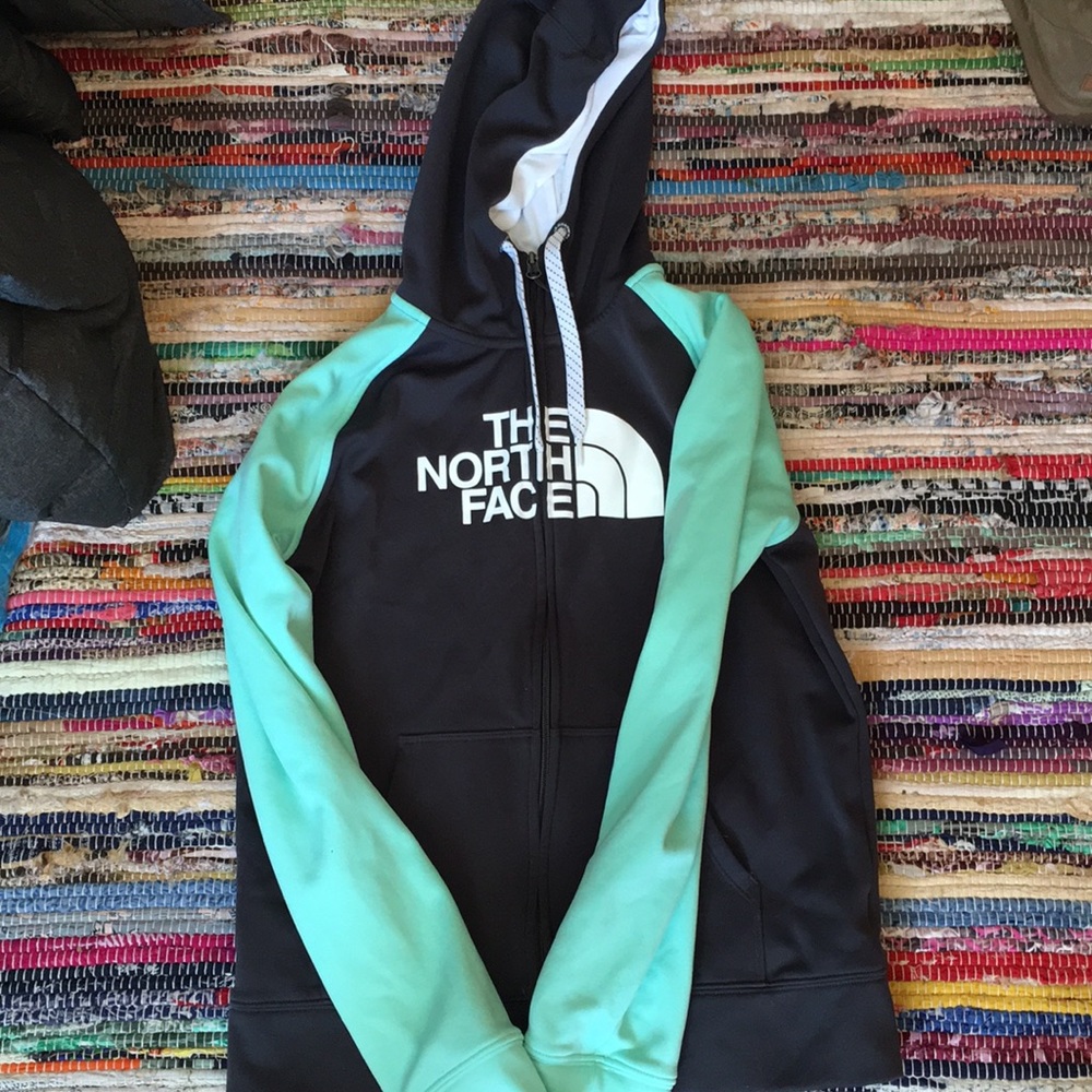 North Face zip up hoodie
